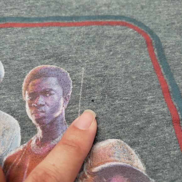 Old Navy Stranger Things T Shirt Kids XL Gray Graphic Tee Short Sleeve Crew Neck - Picture 8 of 16